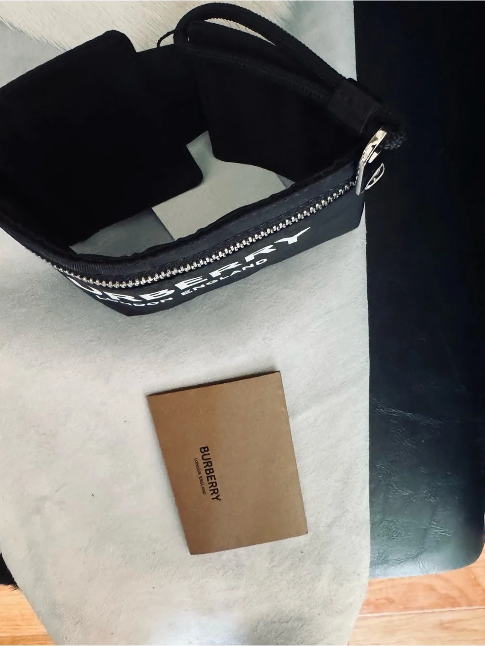 Burberry black nylon